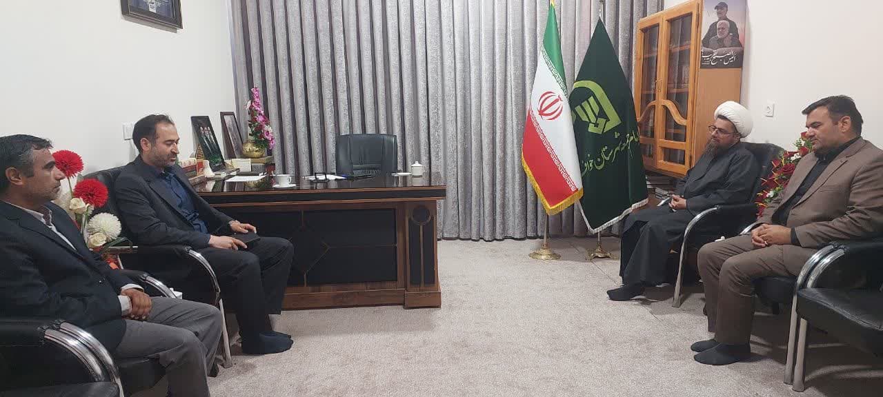دیدار سرپرست کمیته امداد خواف با امام جمعه شهرستان و تاکید بر تعامل سازنده در جهت حمایت از نیازمندان